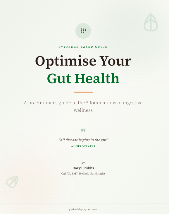 Optimise Your Gut Health E-Book by Daryl Stubbs